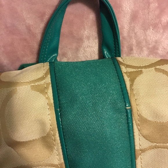 Coach Signature Cloth Backpack - Picture 4 of 5